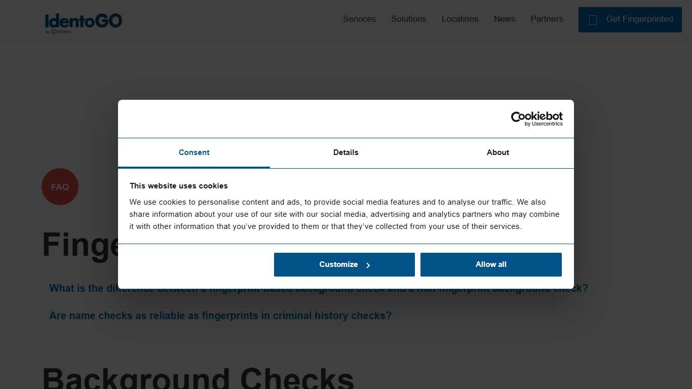 IdentoGO FAQ Identogo